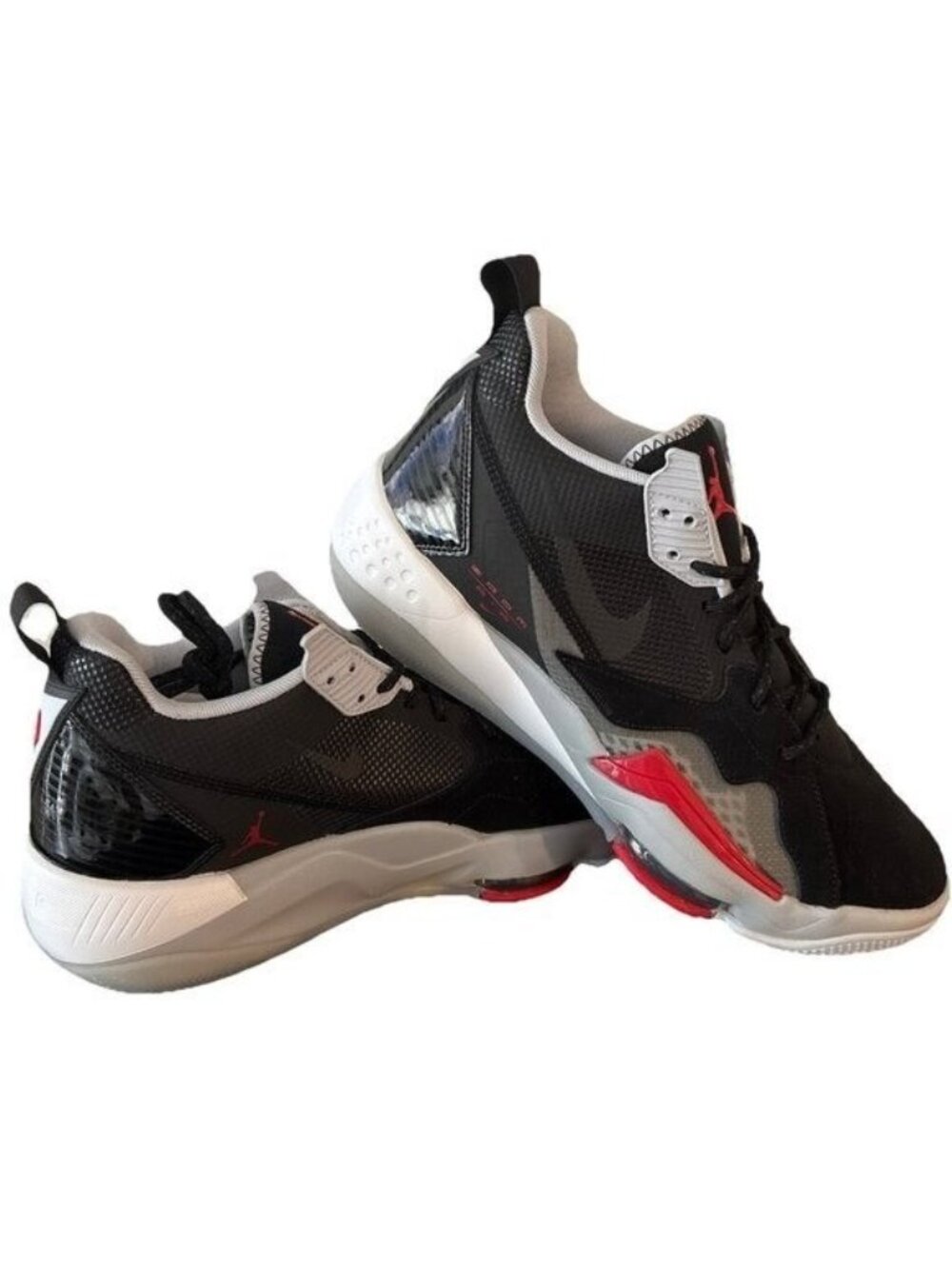Nike Jordan Zoom  92 Men's Sneakers Basketball Shoes Sz. 10 Black University Red - Picture 9 of 12